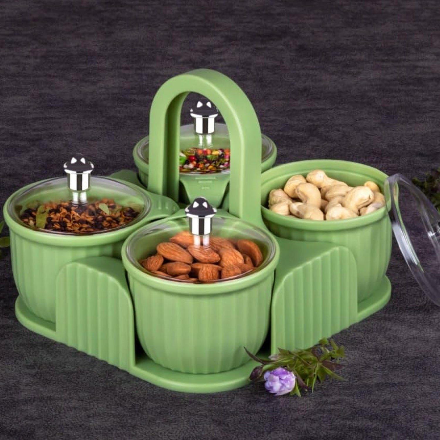 Multipurpose Plastic Storage Container Set: Kitchen Jars, Spices, Cookies - Phoenix Addicts