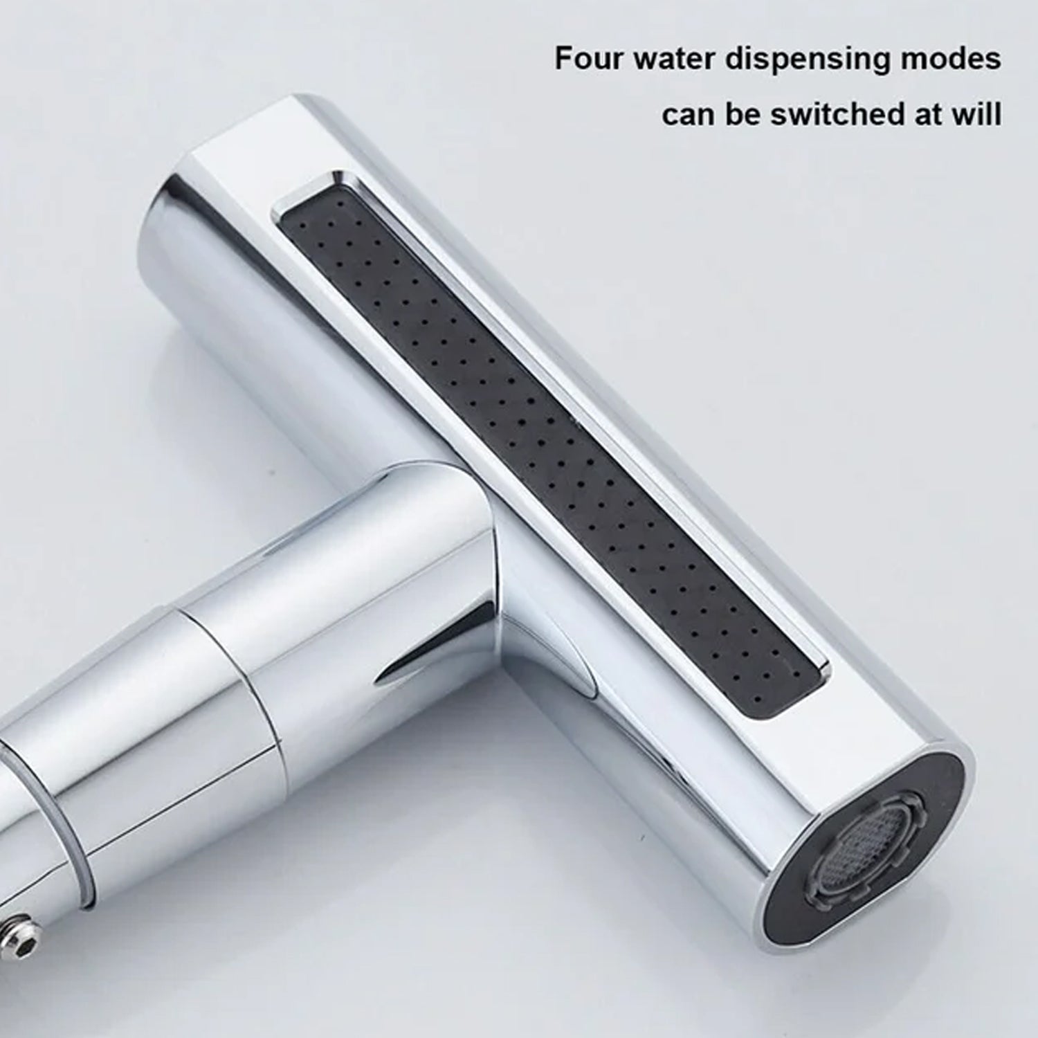 Multifunction Shower Waterfall Kitchen Faucet, 360° Rotation Waterfall Kitchen Faucet, Touch Kitchen Faucet, Faucet Extender for Kitchen Sink, Swivel Waterfall Kitchen Faucet for Washing Vegetable Fruit (4 In 1 ) - Phoenix Addicts