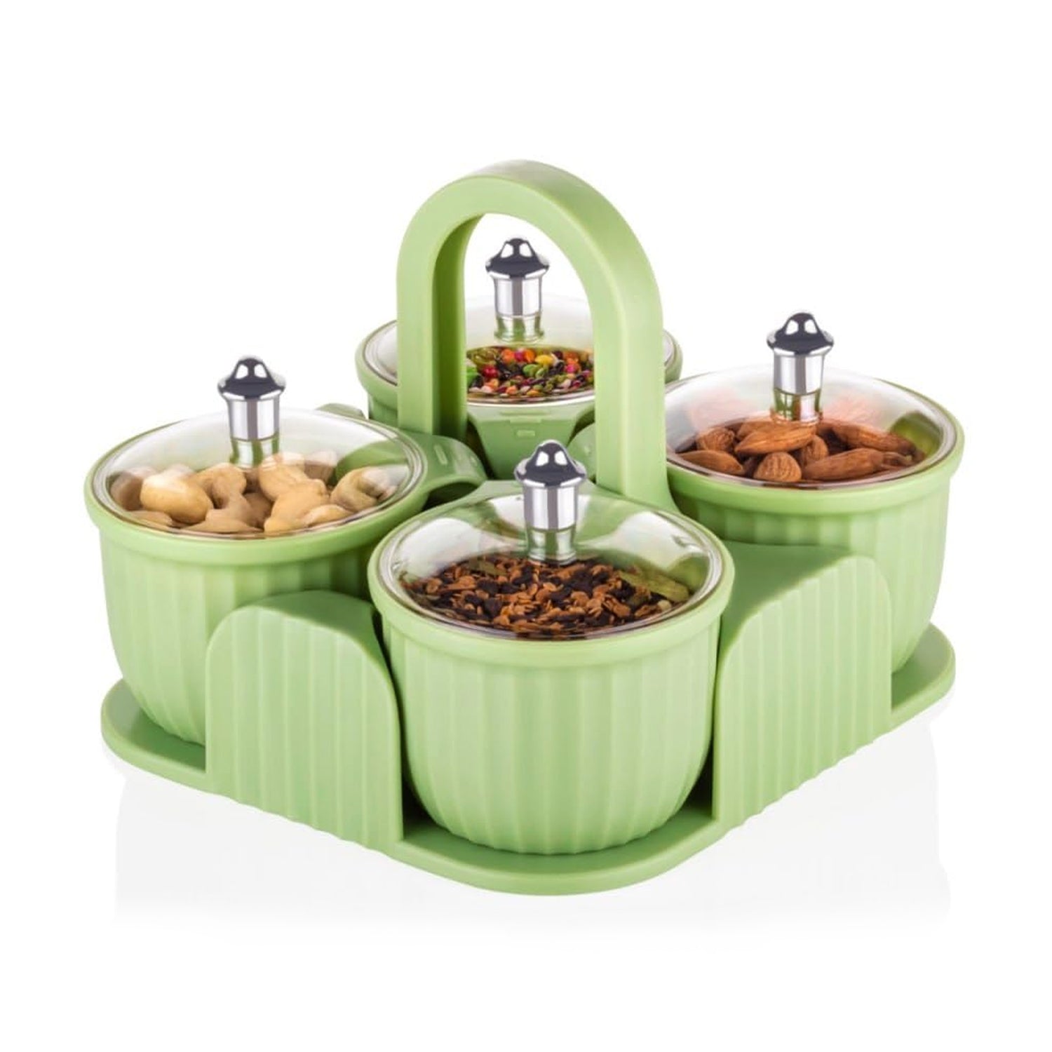 Multipurpose Plastic Storage Container Set: Kitchen Jars, Spices, Cookies - Phoenix Addicts