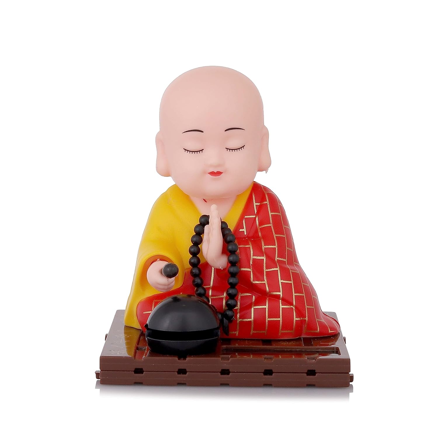 Solar Powered Sitting Buddha Statue,  Moving Head and Hand (1 Pc / Big) - Phoenix Addicts
