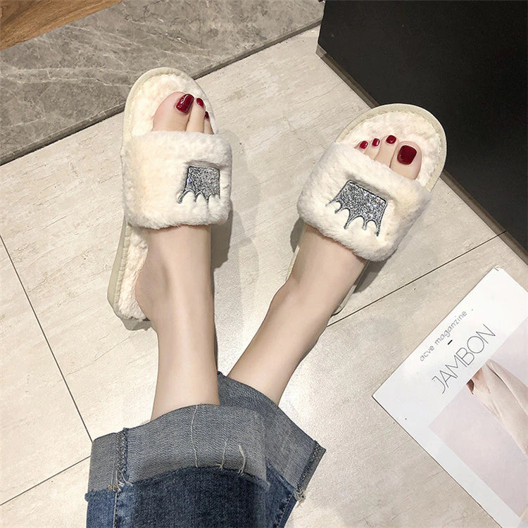 Women's Warm Winter Slippers Womens Fur Slippers - Phoenix Addicts