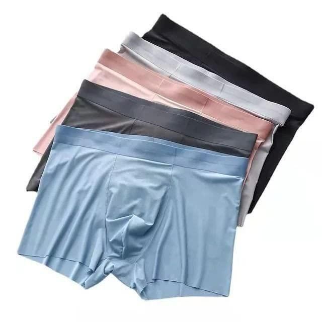 Men's Ice Silk Briefs Boxers (Pack of 5) - Phoenix Addicts