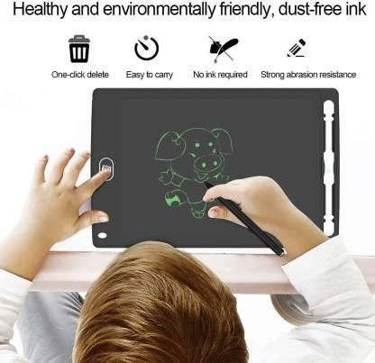 Multicolor Plain LCD Writing Screen Tablet Drawing Board for Kids - Phoenix Addicts