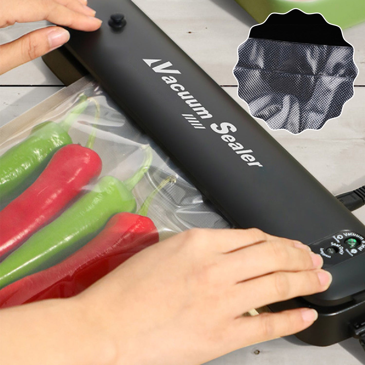 One-Touch Automatic Vacuum Sealing Machine for Dry And Moist Food - Phoenix Addicts