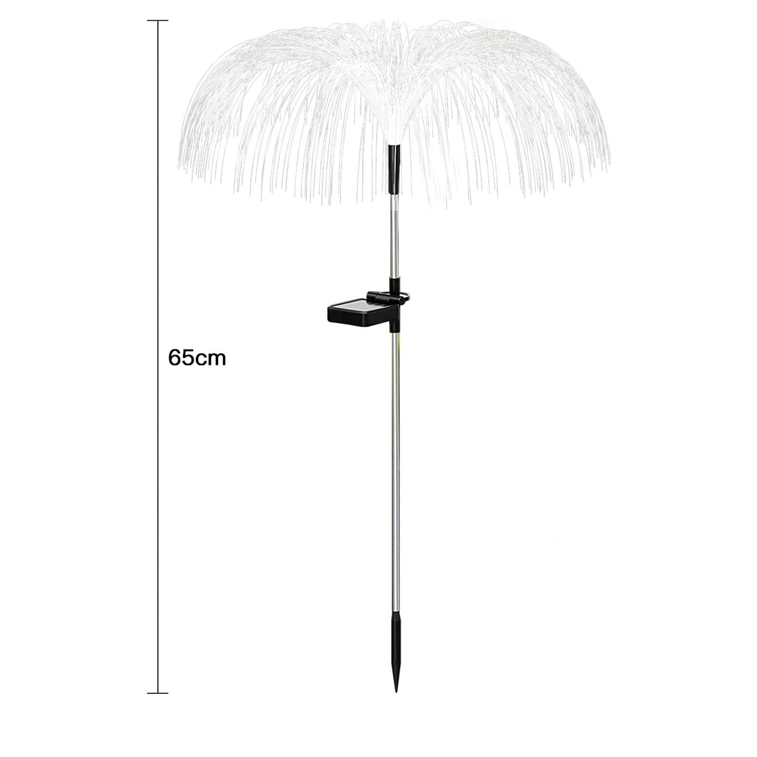 Flower-shaped RGB solar light