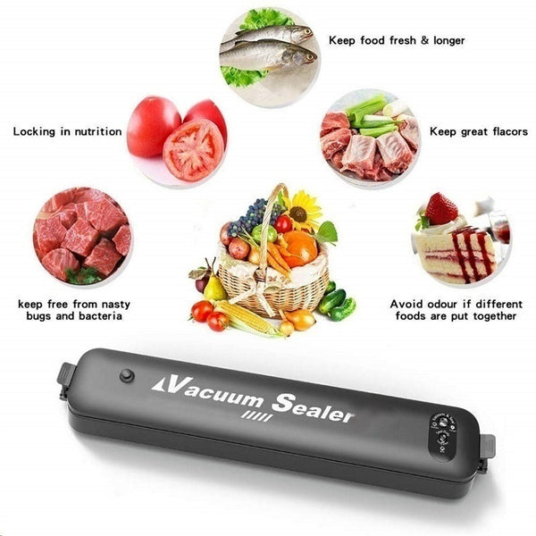 One-Touch Automatic Vacuum Sealing Machine for Dry And Moist Food - Phoenix Addicts