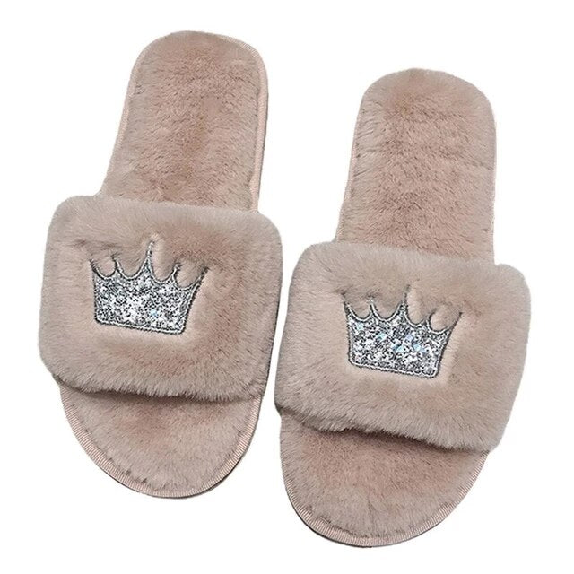 Women's Warm Winter Slippers Womens Fur Slippers - Phoenix Addicts