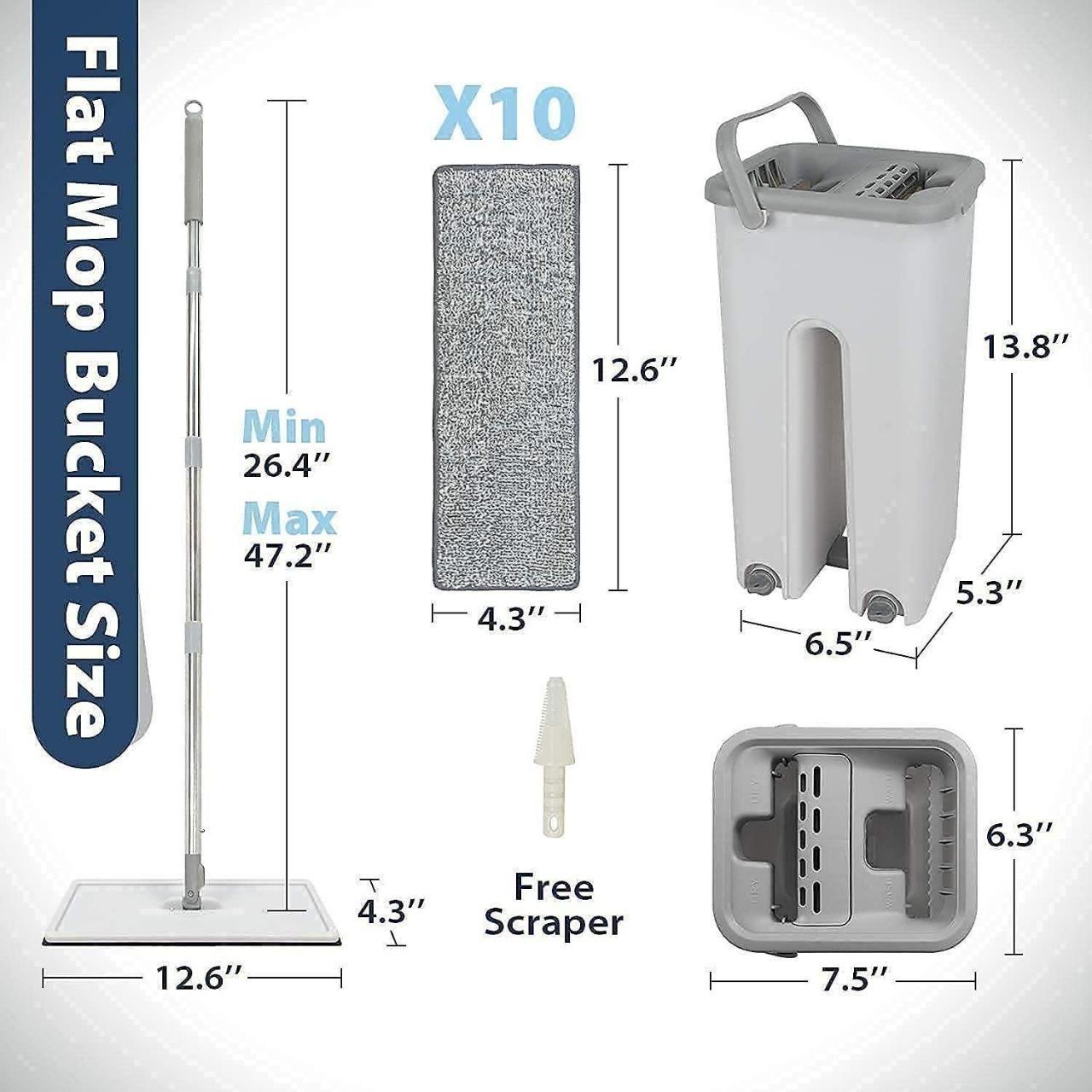 Multipurpose Floor Cleaning Mop With Bucket - Phoenix Addicts