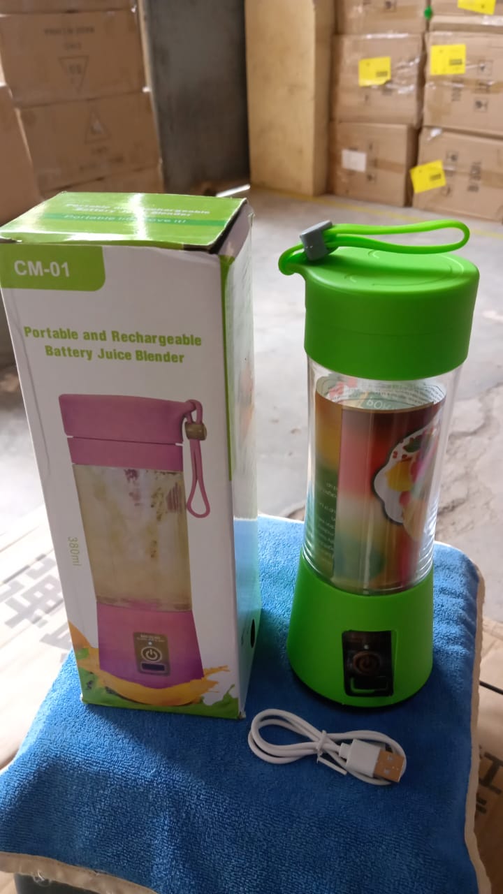 Portable 6 Blade Juicer Cup USB Rechargeable Vegetables Fruit Juice Maker Juice Extractor Blender Mixer - Phoenix Addicts